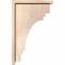 Ekena Millwork Pescadero Smooth Corbel w/Backplate, Douglas Fir, 5 1/2"W x 14"D x 22"H COR06X14X22PEC01SDF - alternate 2